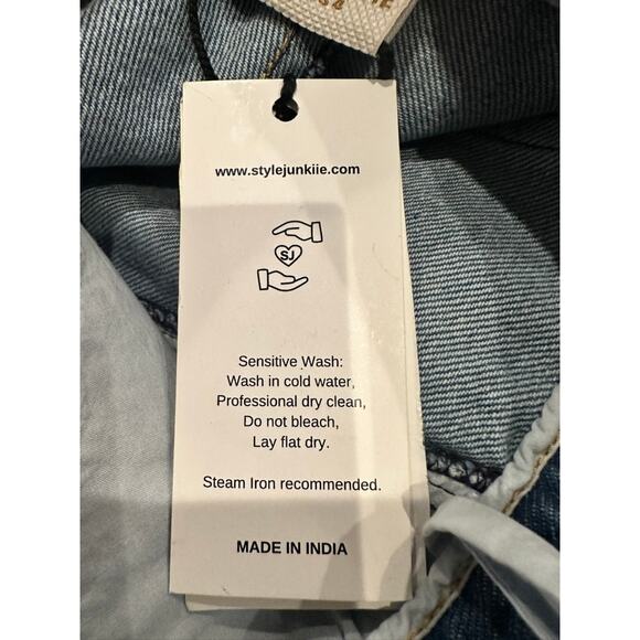 Style Junkie – Denim Cargo Pants – Size 4 (XS) - Picture 4 of 8